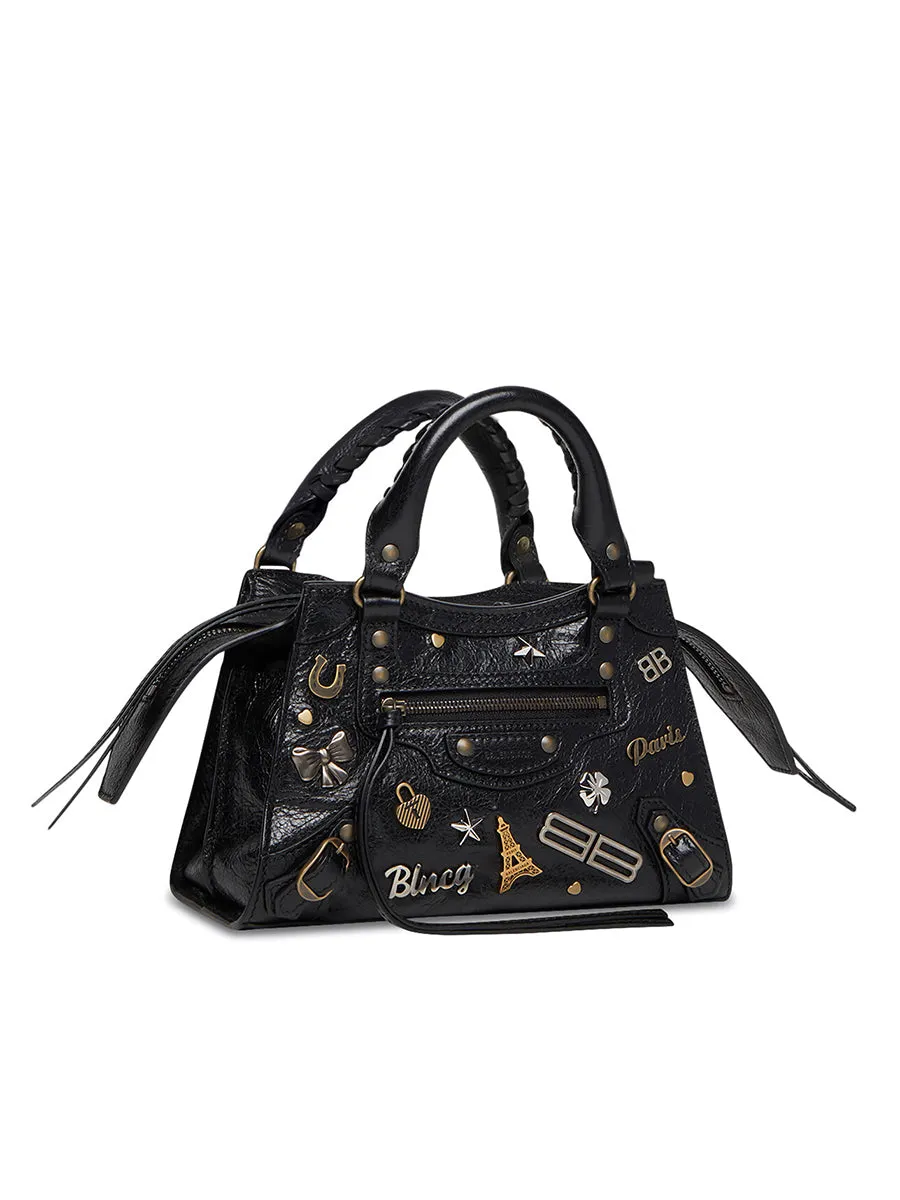 Neo Classic Mini Handbag With Pins