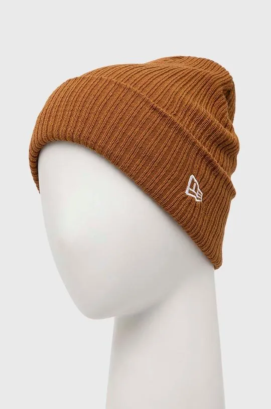 New Era beanie Cuff Beanie brown color 60364347