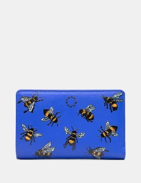 *NEW IN* Yoshi - Sweet Bees Leather Flap Over Zip Around Purse RFID