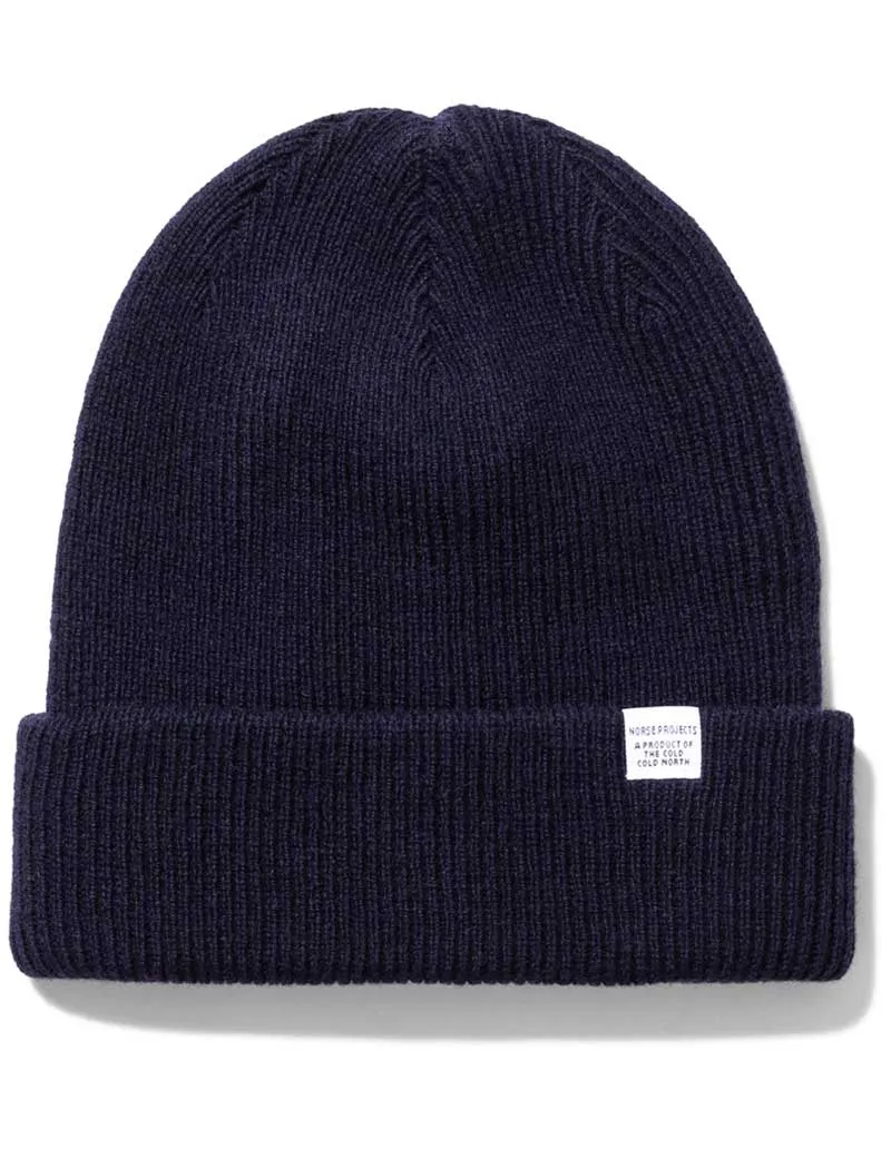 Norse Projects Beanie Dark Navy