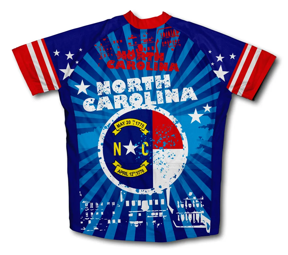 North Carolina Short Sleeve Cycling Jersey for Men and Women