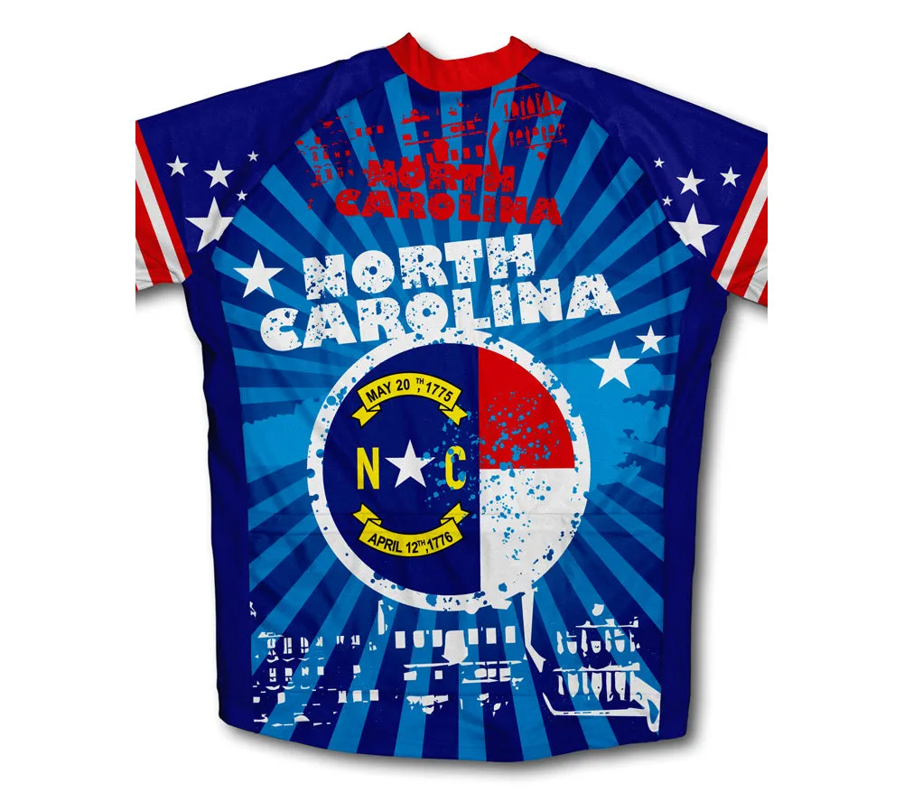 North Carolina Short Sleeve Cycling Jersey for Men and Women