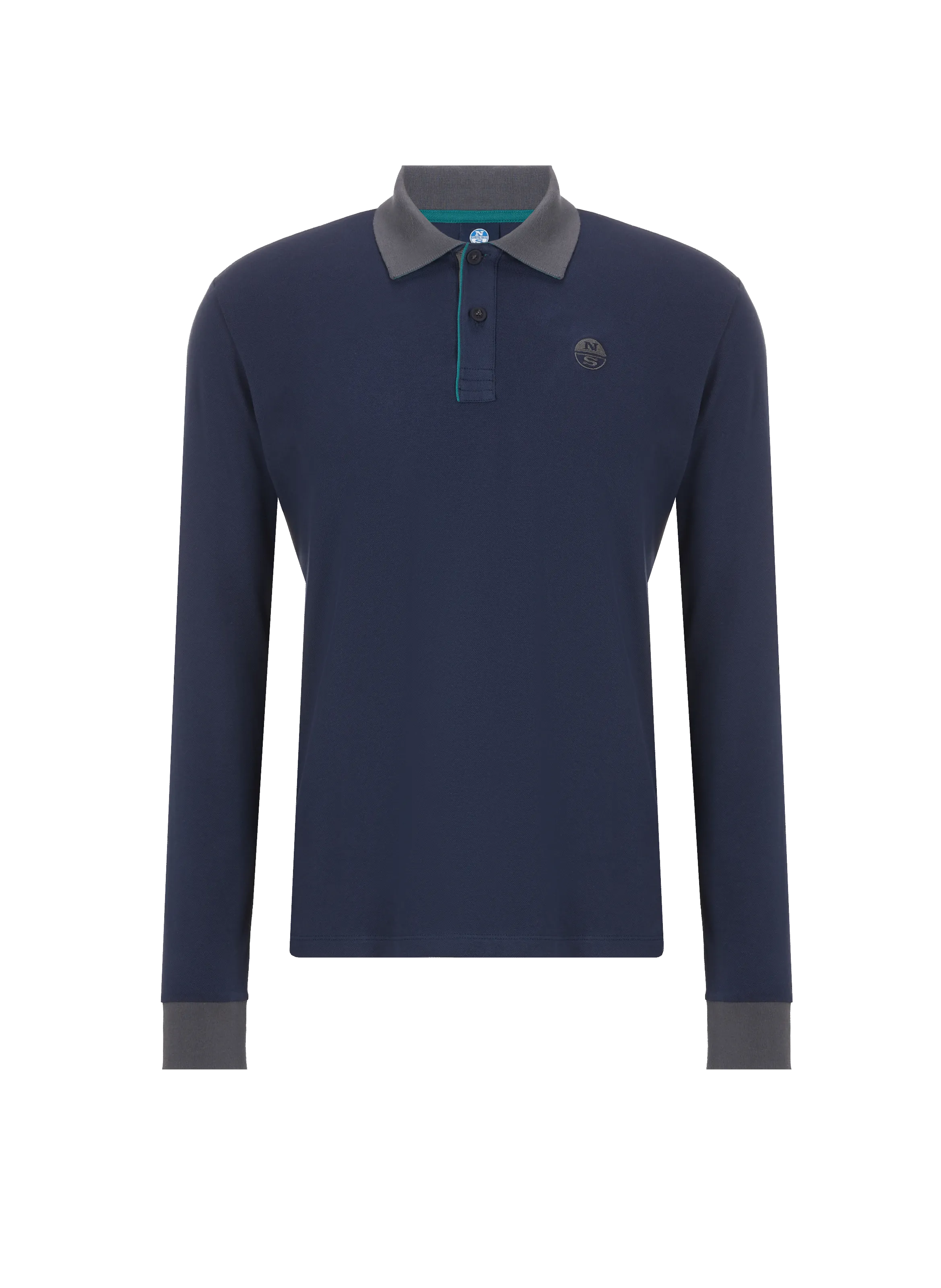 NORTH SAILS  Long-sleeved polo shirt - Blue