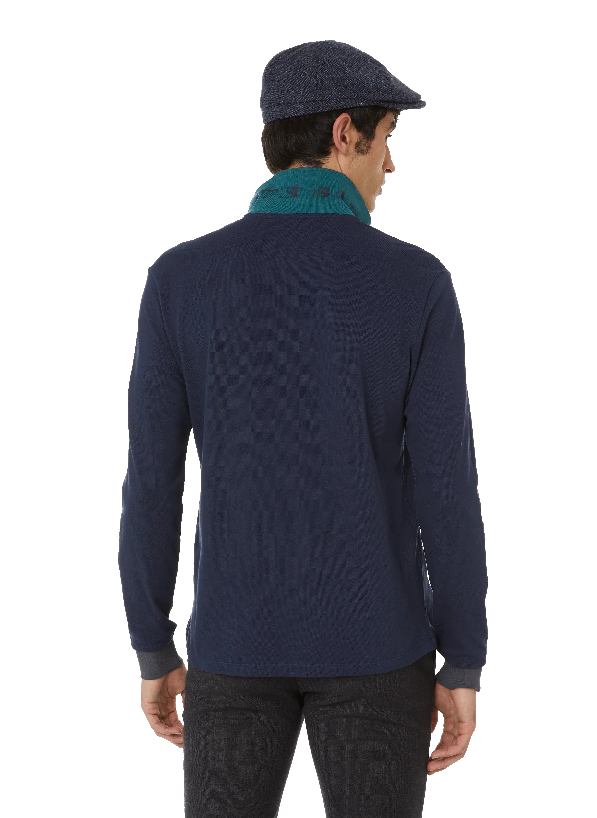 NORTH SAILS  Long-sleeved polo shirt - Blue