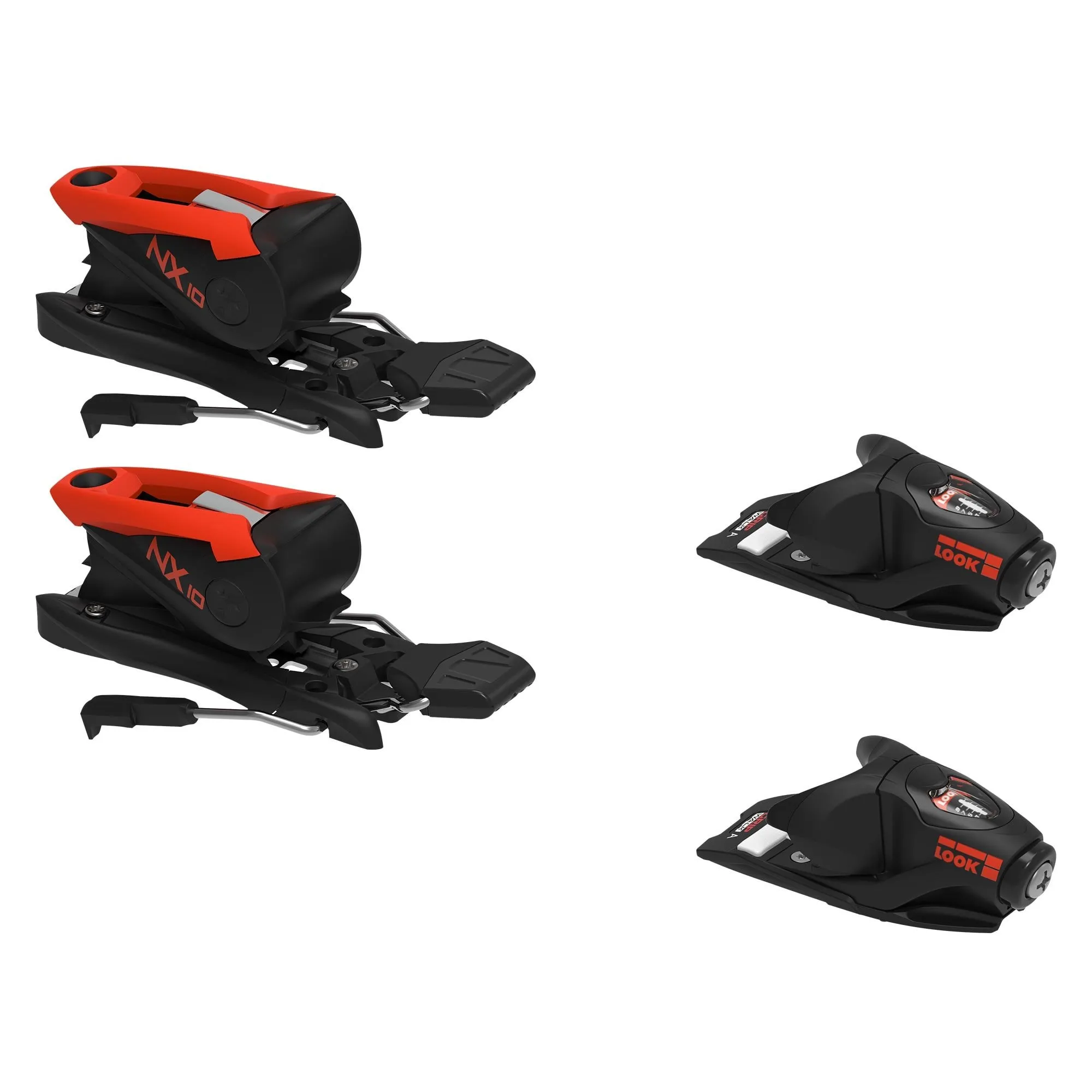 NX 10 GW B73 Junior Bindings - Black/Hot Red