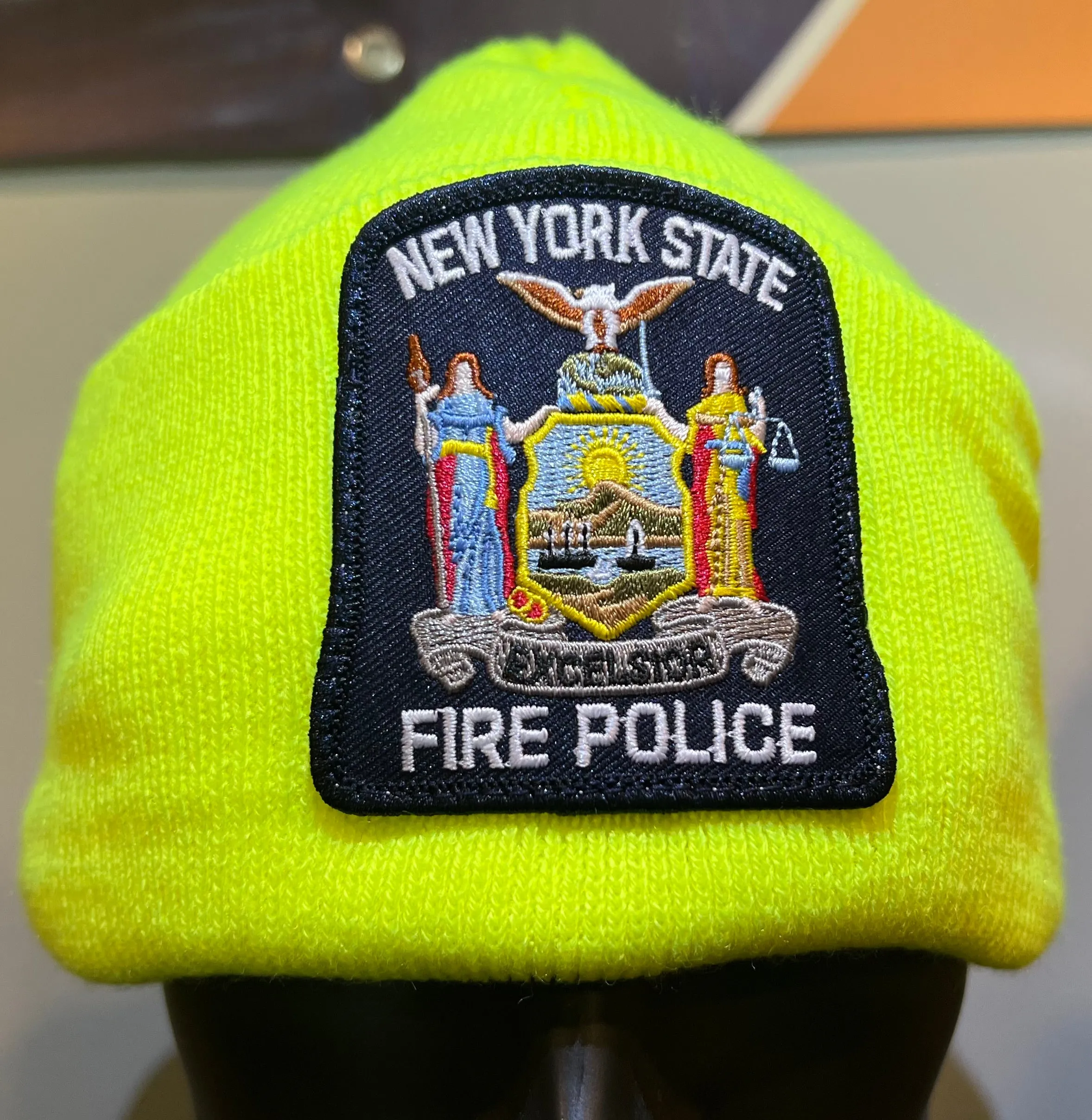 NYS Fire Police Beanie - HiVis