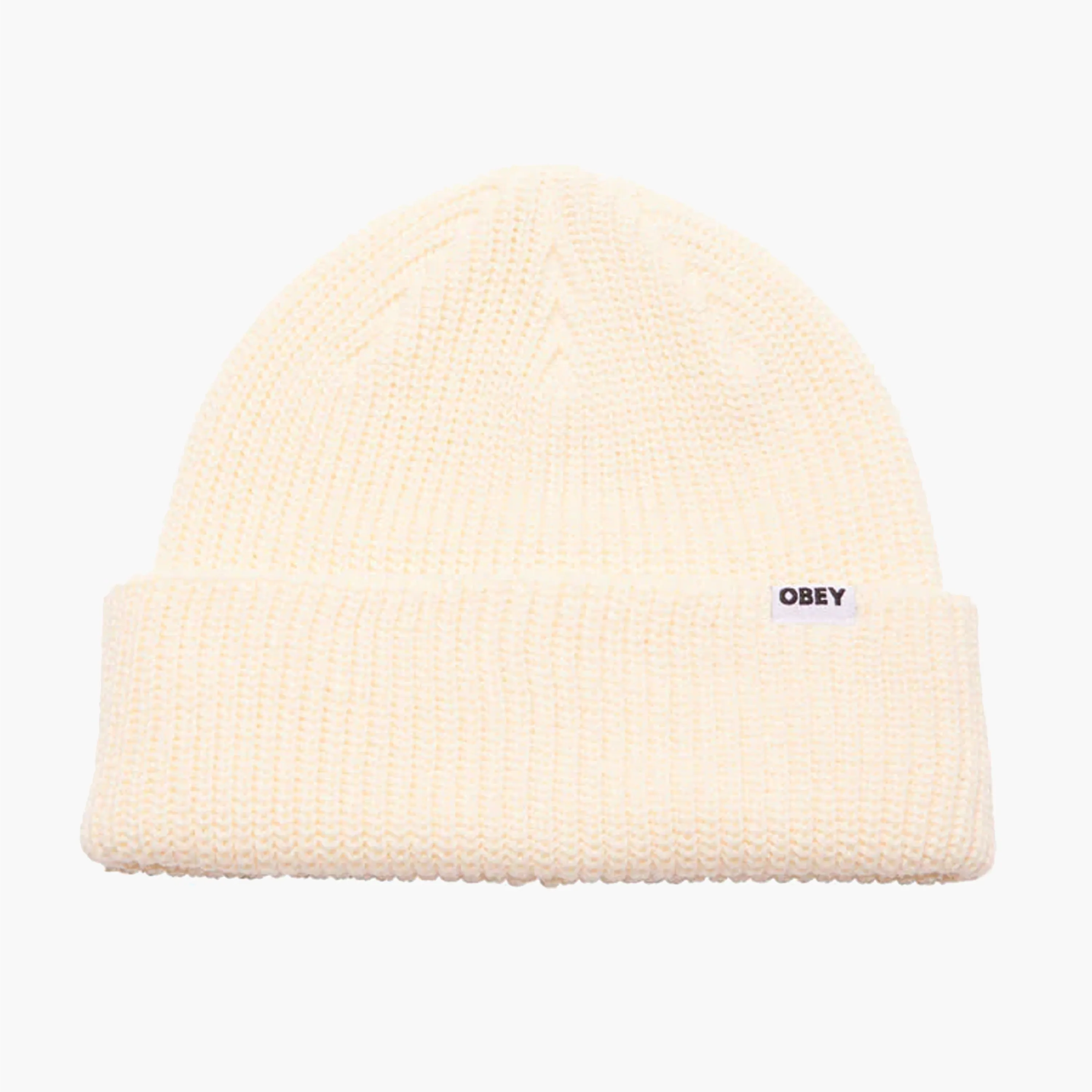 OBEY CLOTHING BOLD ORGANIC BEANIE UNBLEACHED 100030170