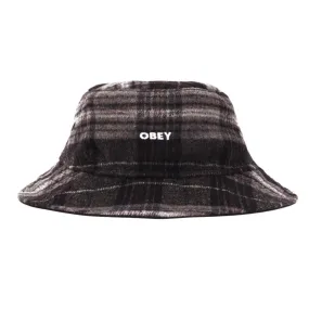 Obey Sam Reversible Bucket Hat in Black Multi