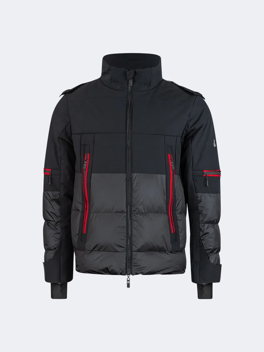 Oil And Gaz Comfortable Men Skiing Jacket Black/Red