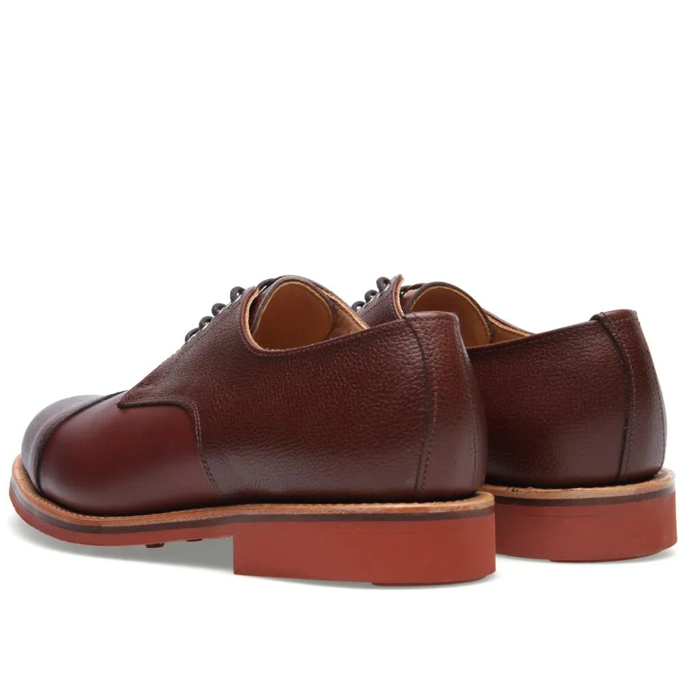 Oliver Spencer Grain Derby ShoeTan Brown