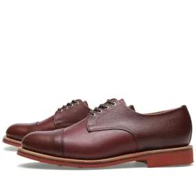 Oliver Spencer Grain Derby ShoeTan Brown