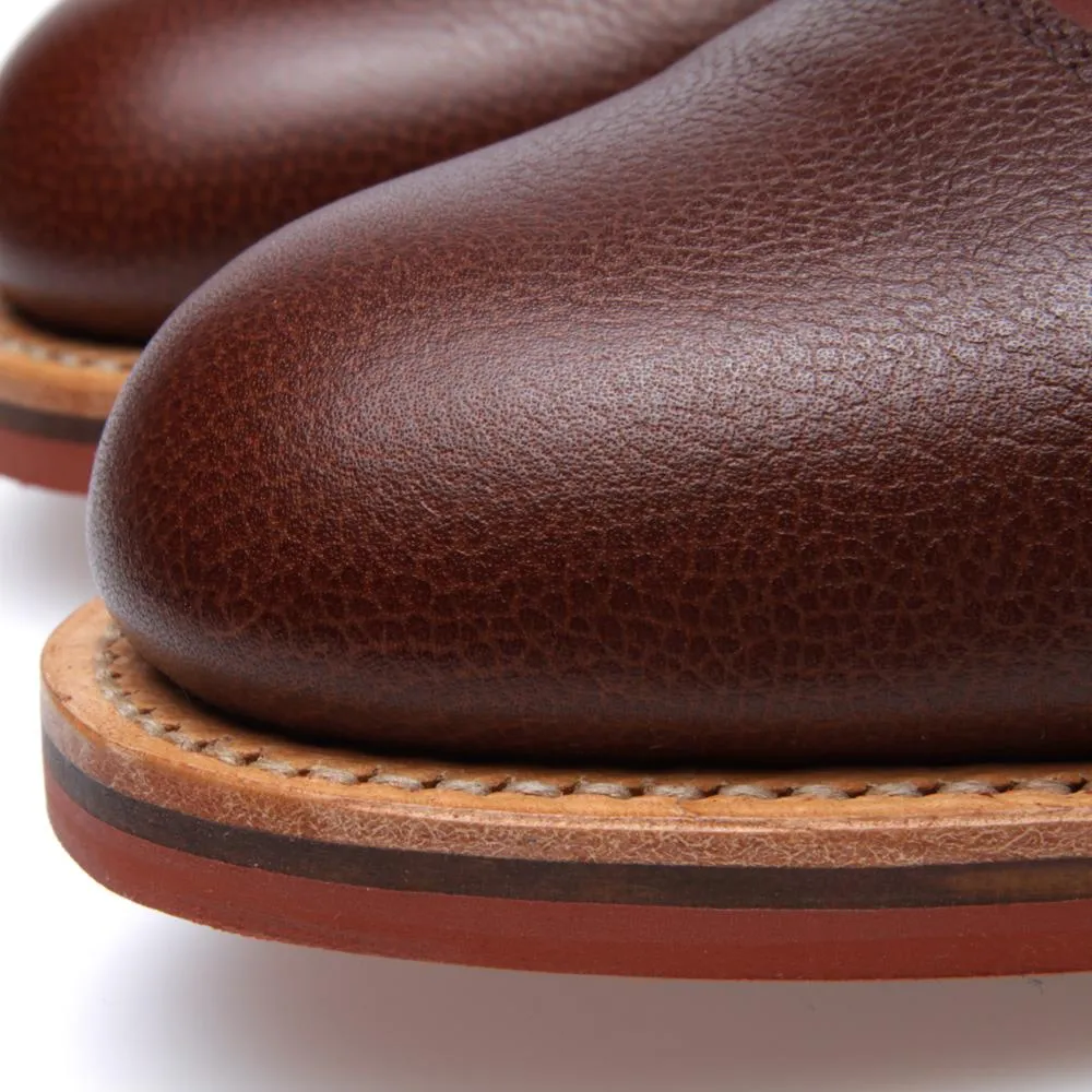 Oliver Spencer Grain Derby ShoeTan Brown