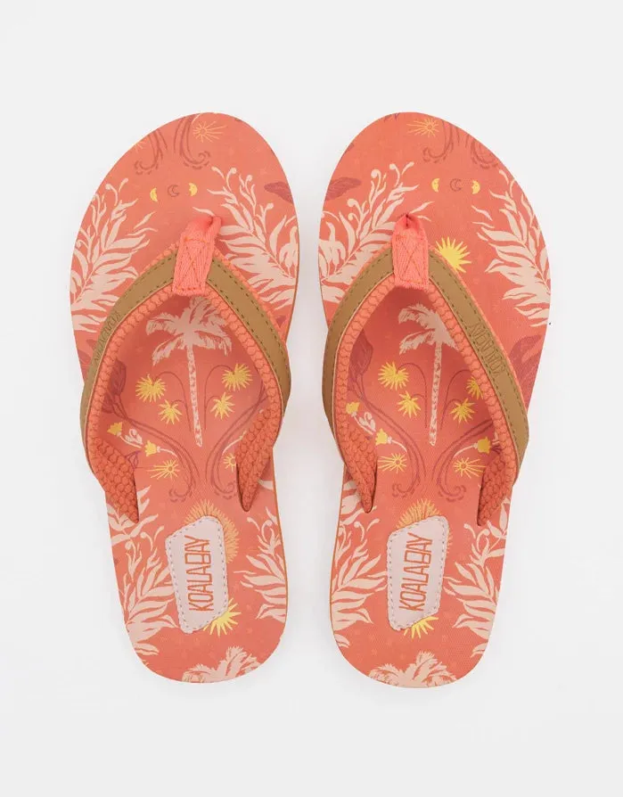 Orange Toe Flip Flop - Zannah