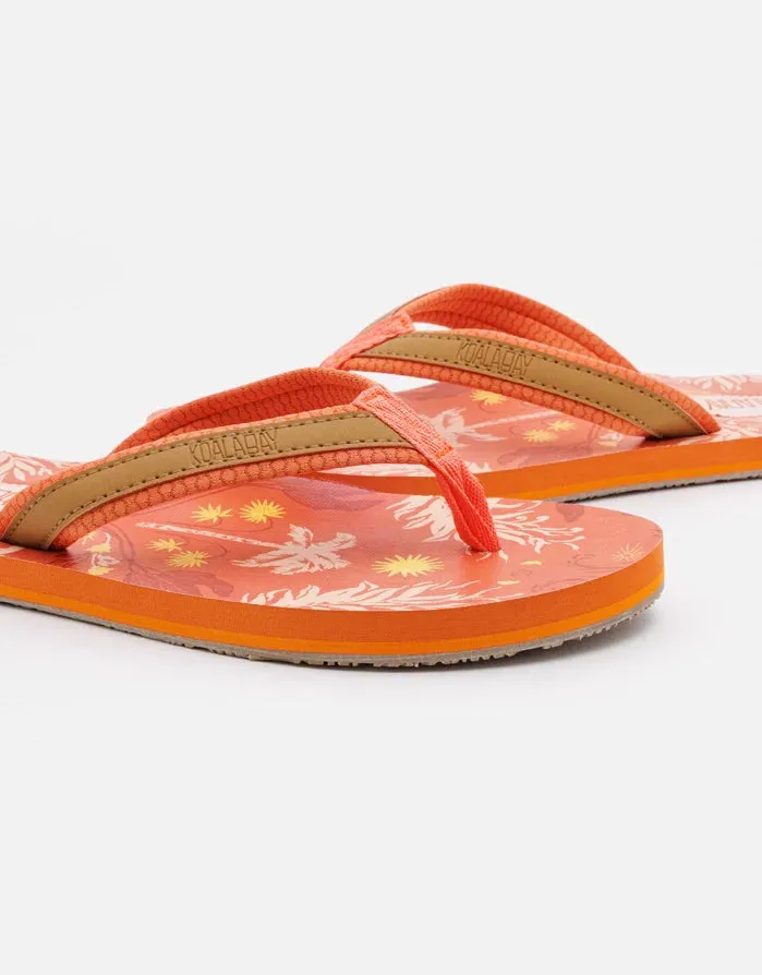 Orange Toe Flip Flop - Zannah