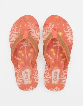 Orange Toe Flip Flop - Zannah