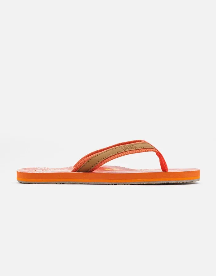 Orange Toe Flip Flop - Zannah