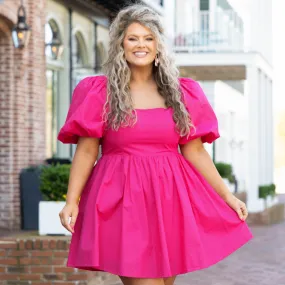 Our Love Is Beautiful Dress, Fuchsia