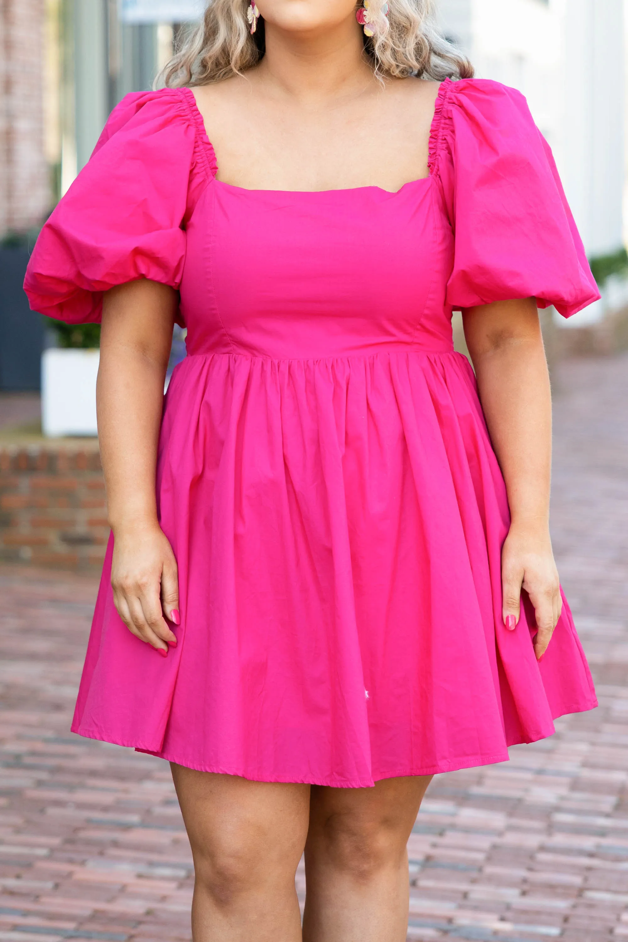 Our Love Is Beautiful Dress, Fuchsia