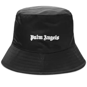 Palm Angels Classic Logo Bucket HatBlack & White