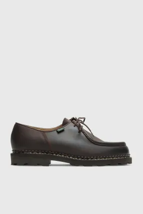 Paraboot Scarpa Derby Michael Marron Nubuk Gringo Uomo