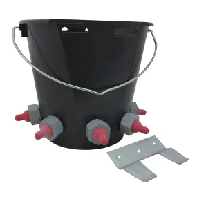 Paragon Complete 5 Teat Rubber Lamb Feeder Bucket