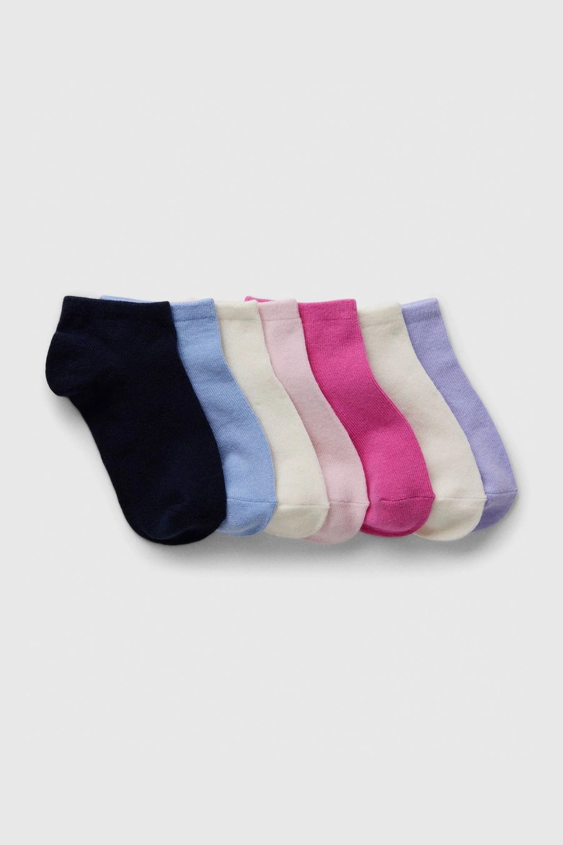 Pink Ankle Socks 7-Pack