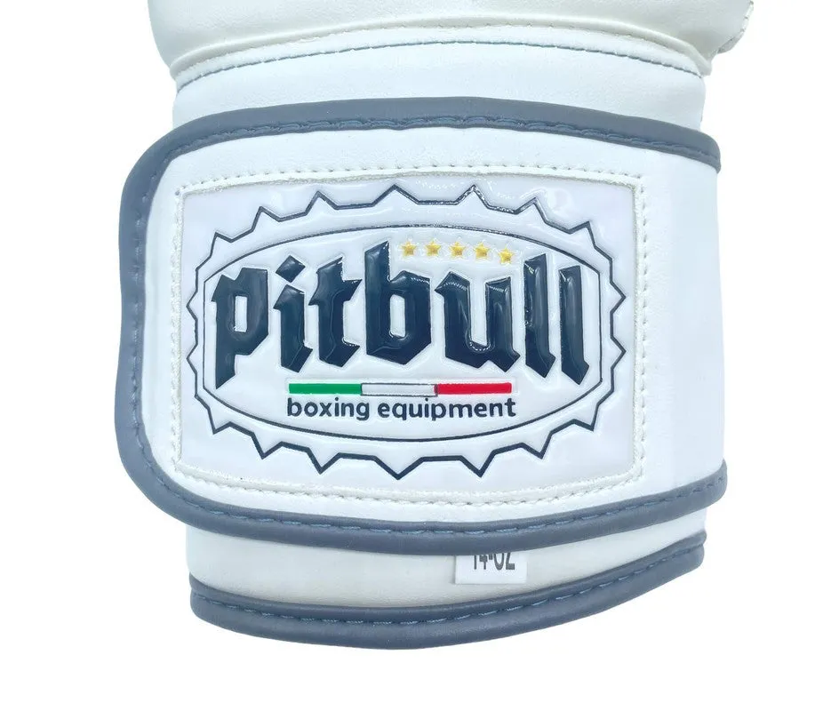 Pitbull Guanto boxing equipment 10 once Bianco