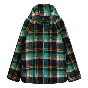 PLAID FLEECE JACKET