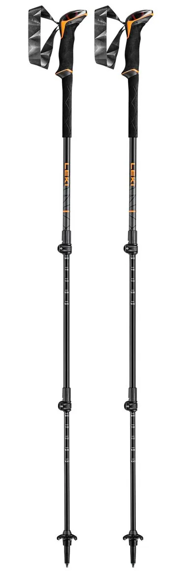 Poles Leki ---Makalu Lite Orange-Black-Dark Anthracite