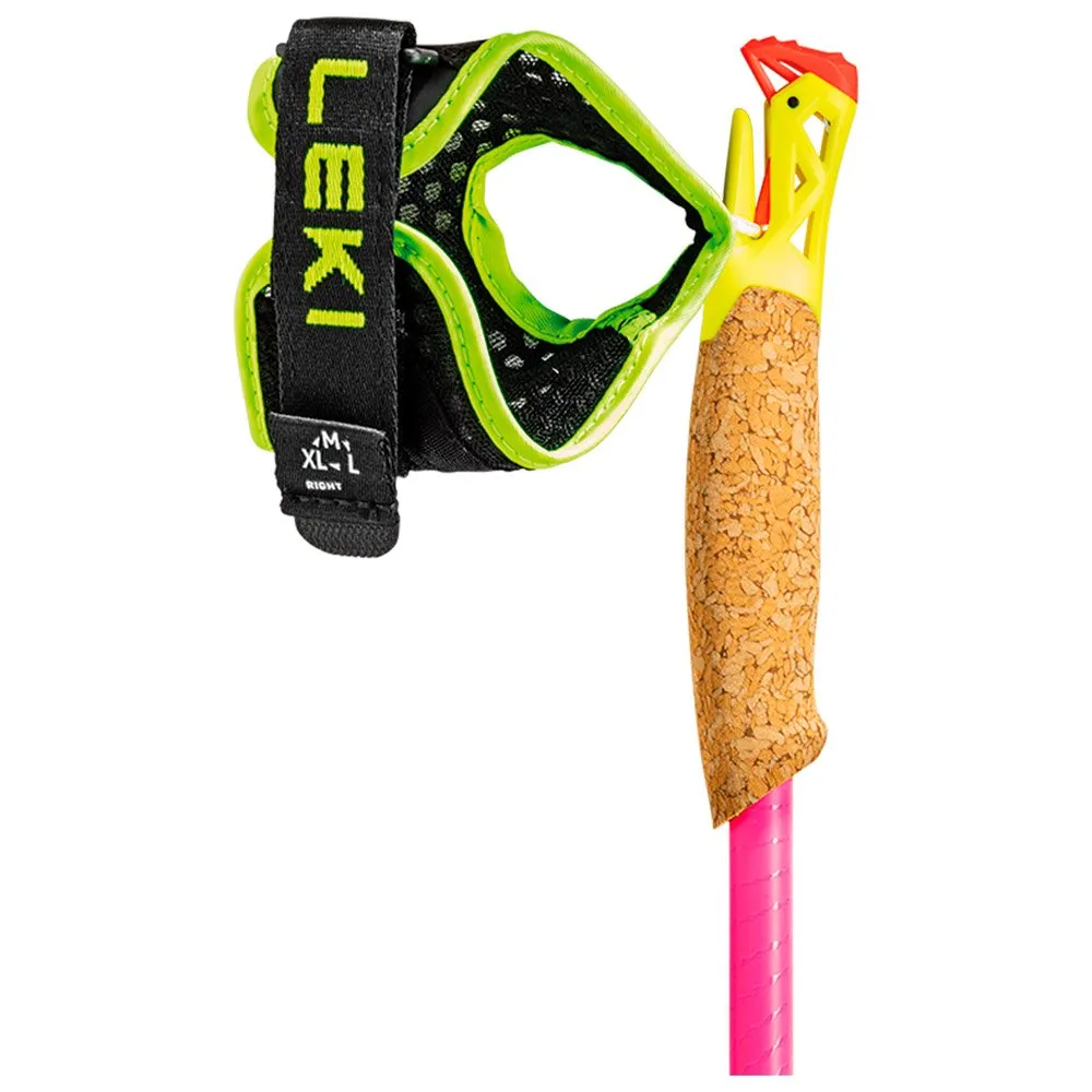 Poles Leki ---Ultratrail Fx.One Superlite Neon Pink Neon Yellow Natural Carbon