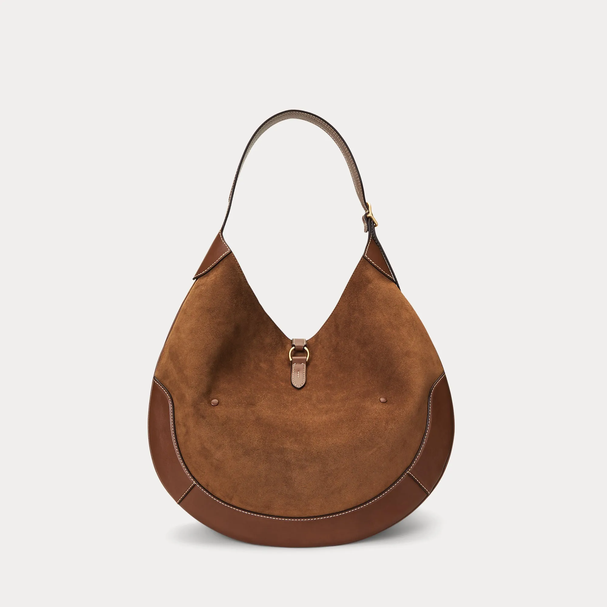 POLO ID SUEDE LARGE SHOULDER BAG