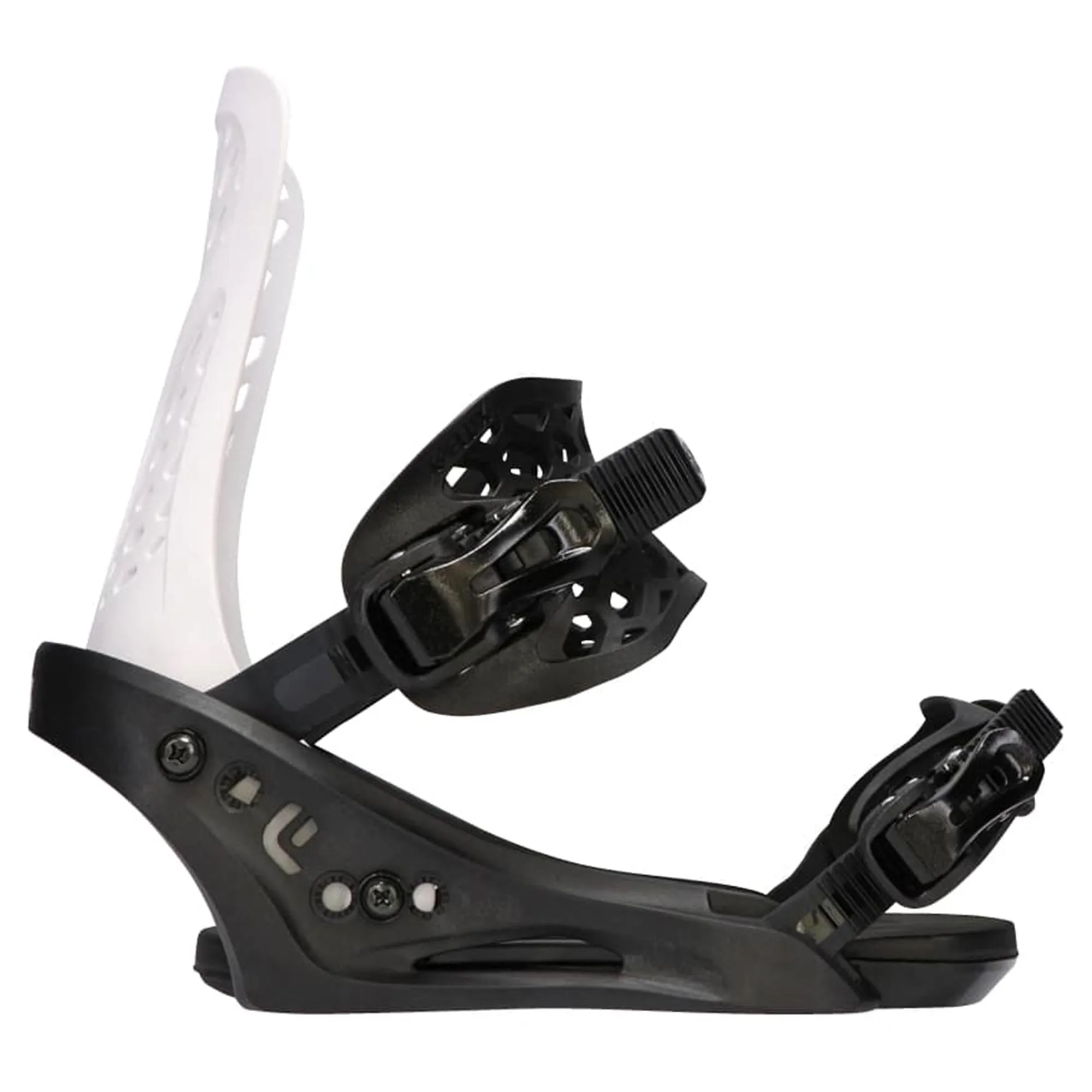 PR Snowboard Bindings 2023 - Black/White