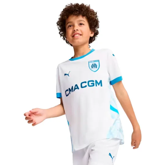 Puma Kids Olympique Marseille 2024-2025 Home Jersey