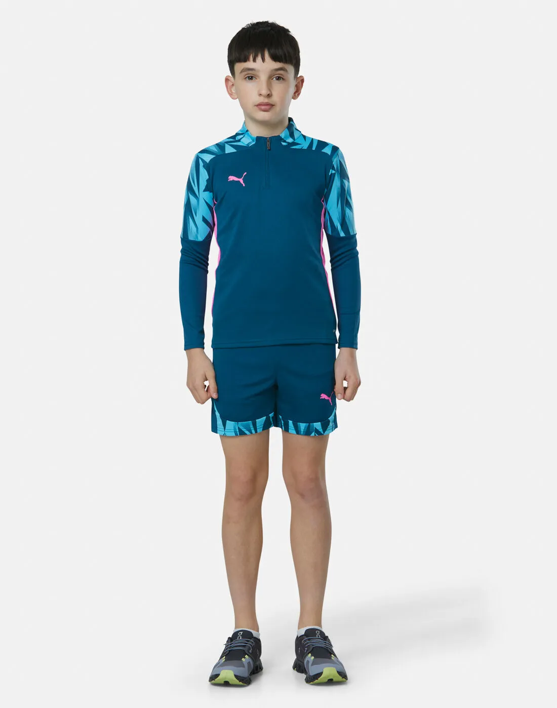 Puma Older Kids Individual Final Half Zip Top