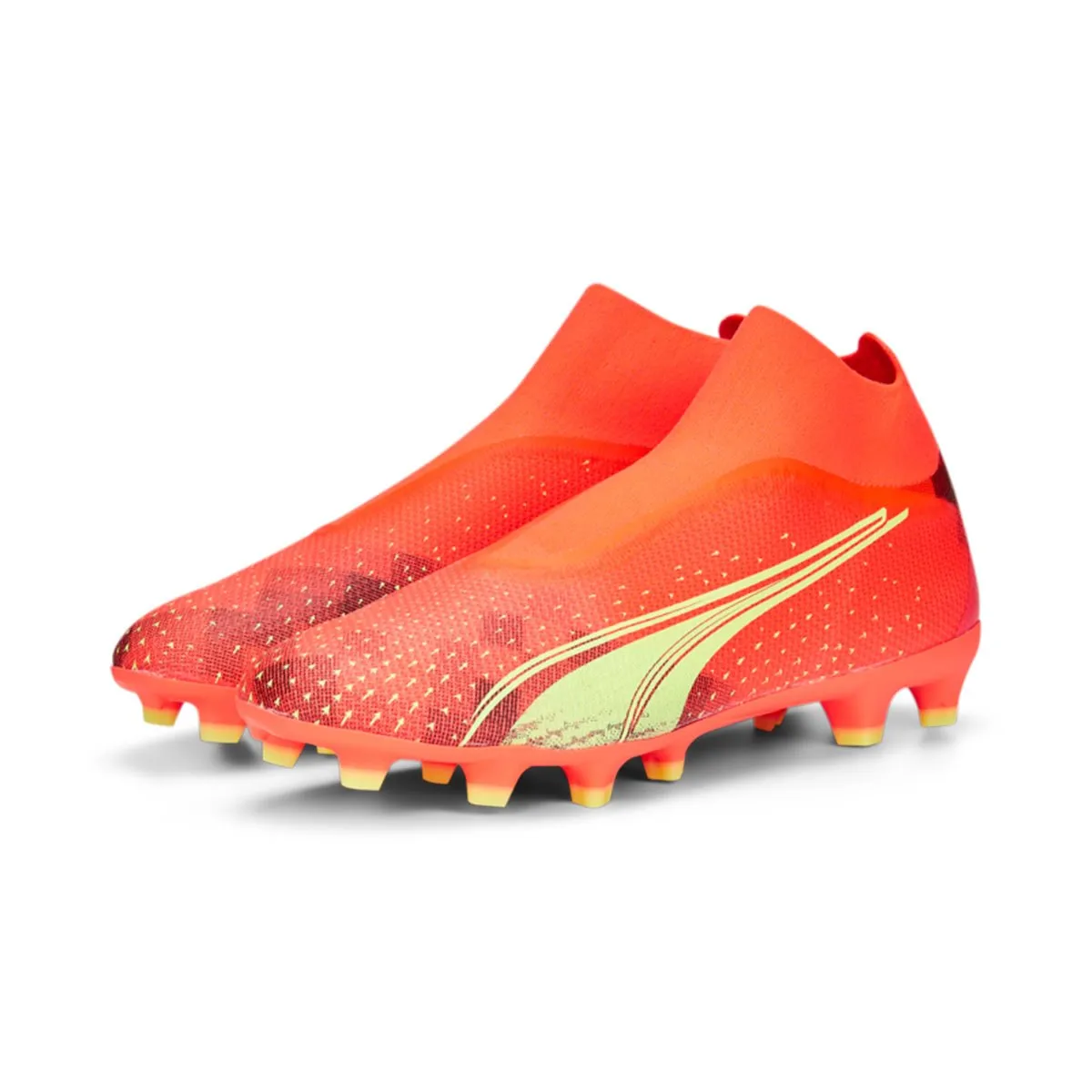 PUMA Ultra Match+ Laceless FG/AG (Orange/Yellow)