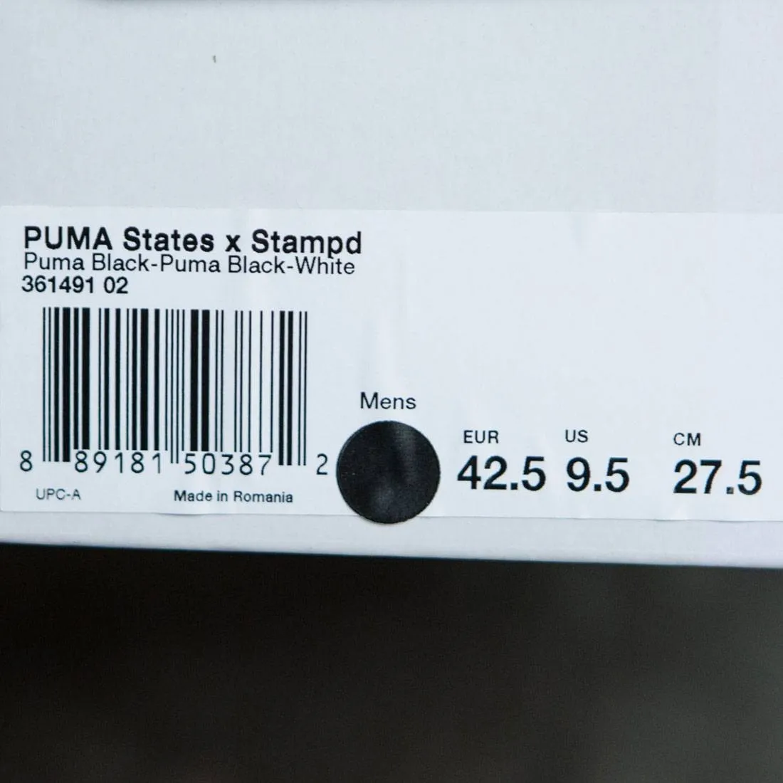 Puma x Stampd Men States (black / black / white)