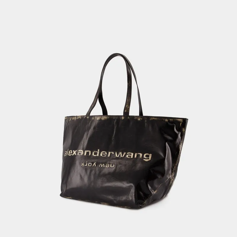 Punch Purse - Alexander Wang - Leather - Black