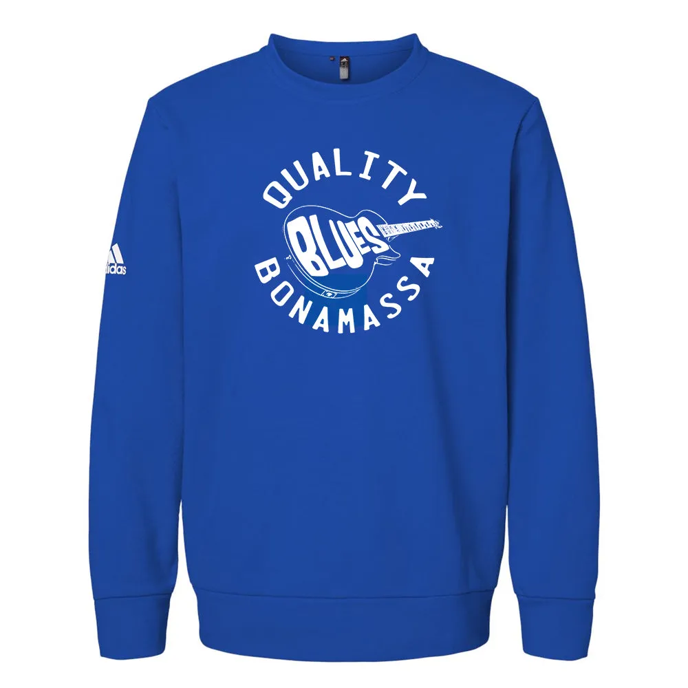 Quality Blues Adidas Fleece Crewneck Sweatshirt (Unisex)