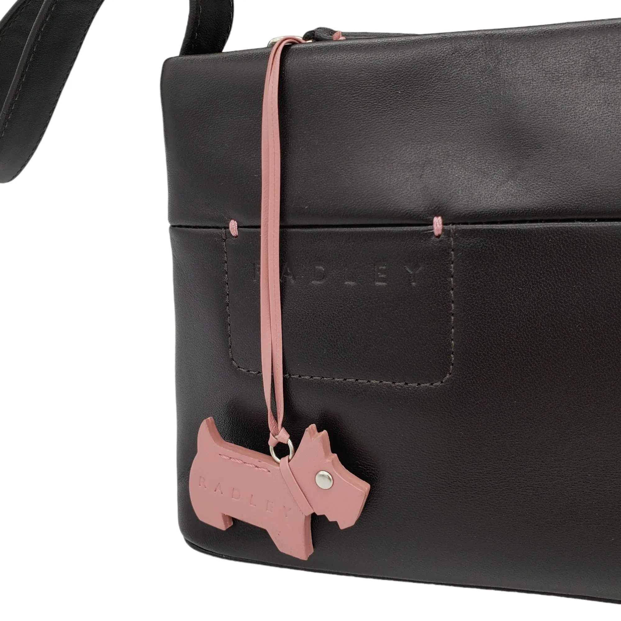 Radley Brown Leather Mini Shoulder Bag