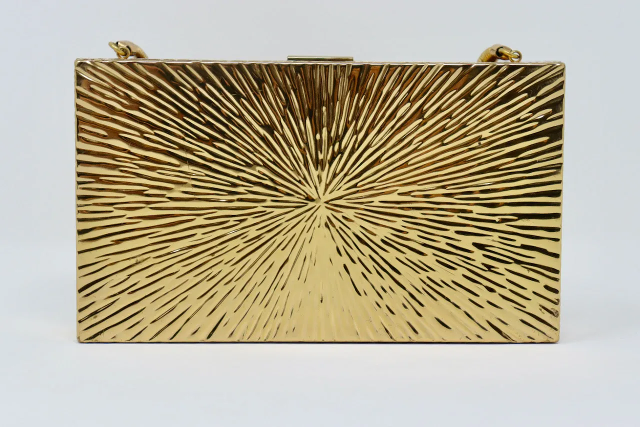 Rare Vintage 60's Jeweled Minaudière Compact Clutch