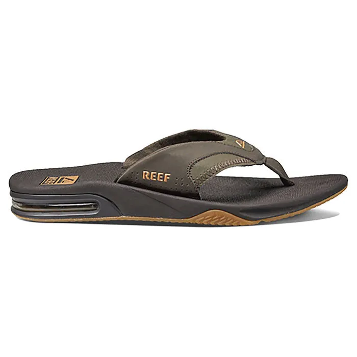 Reef Men's Fanning Flip Flops - Brown/Gum