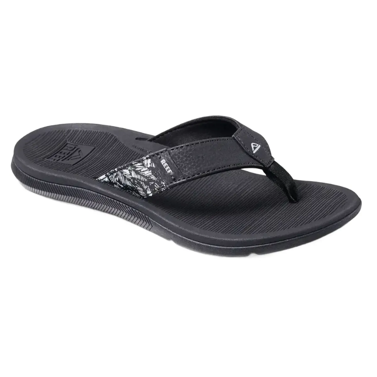 Reef Women's Santa Ana Flip Flops - Black/White