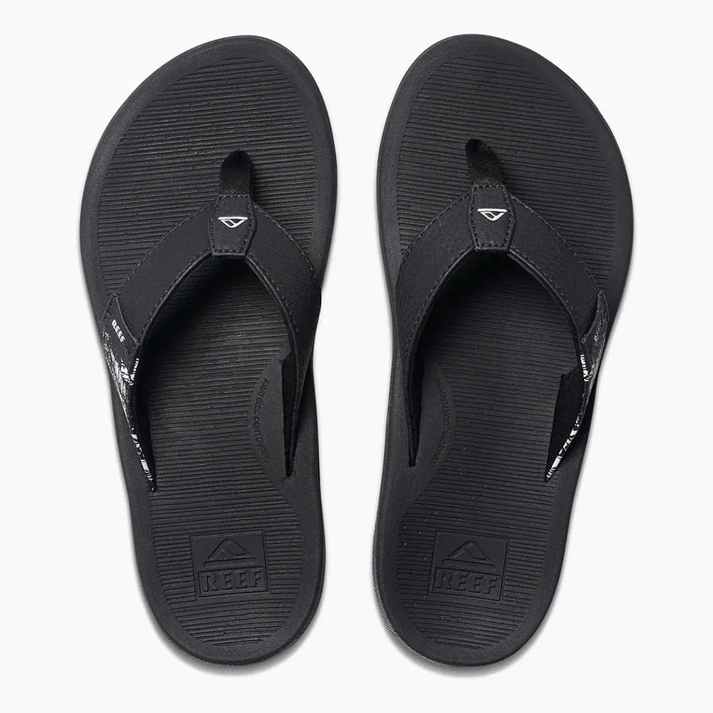 Reef Women's Santa Ana Flip Flops - Black/White