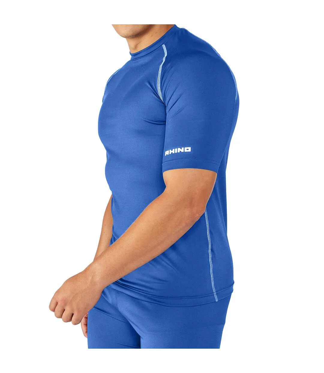 Rhino Mens Sports Base Layer Short Sleeve T-Shirt (Royal) - UTRW1277