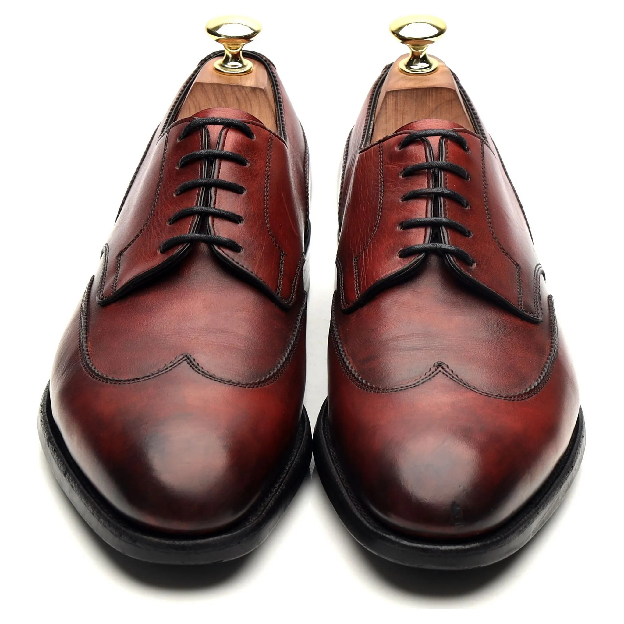 'Robertsbridge' Burgundy Leather Derby UK 7 E