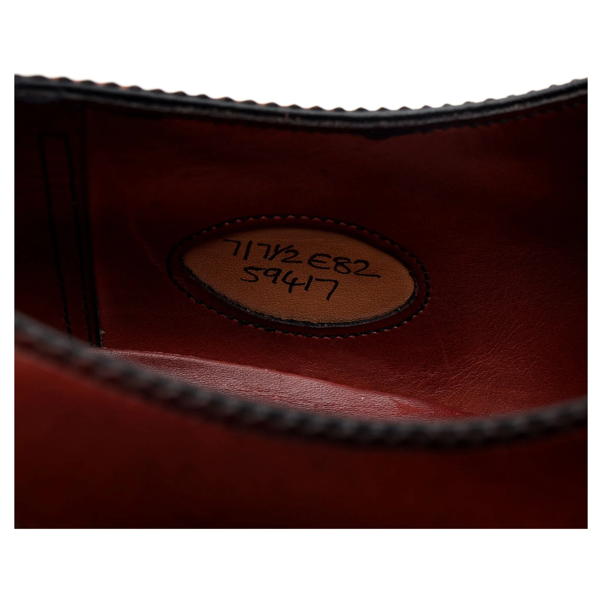 'Robertsbridge' Burgundy Leather Derby UK 7 E