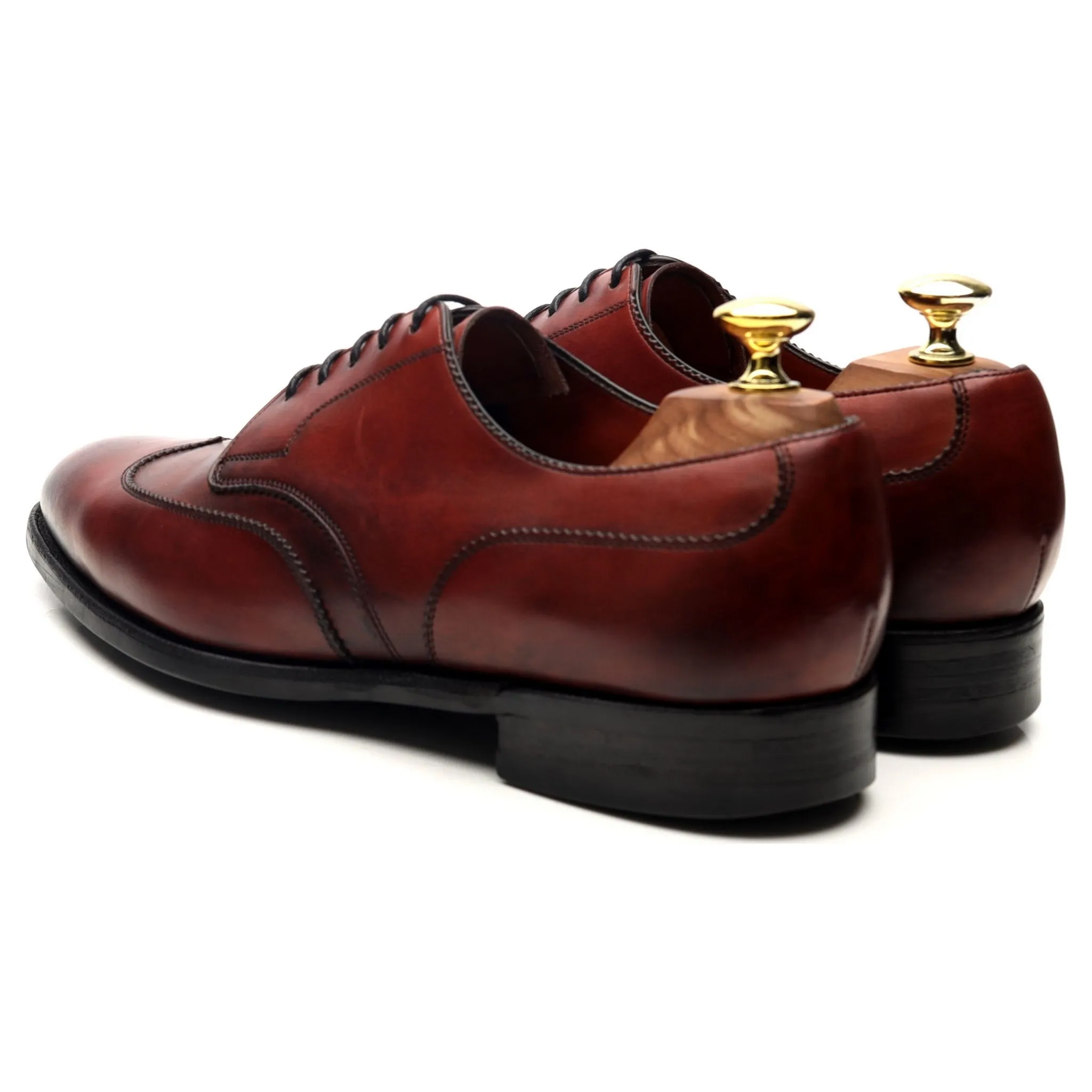 'Robertsbridge' Burgundy Leather Derby UK 7 E