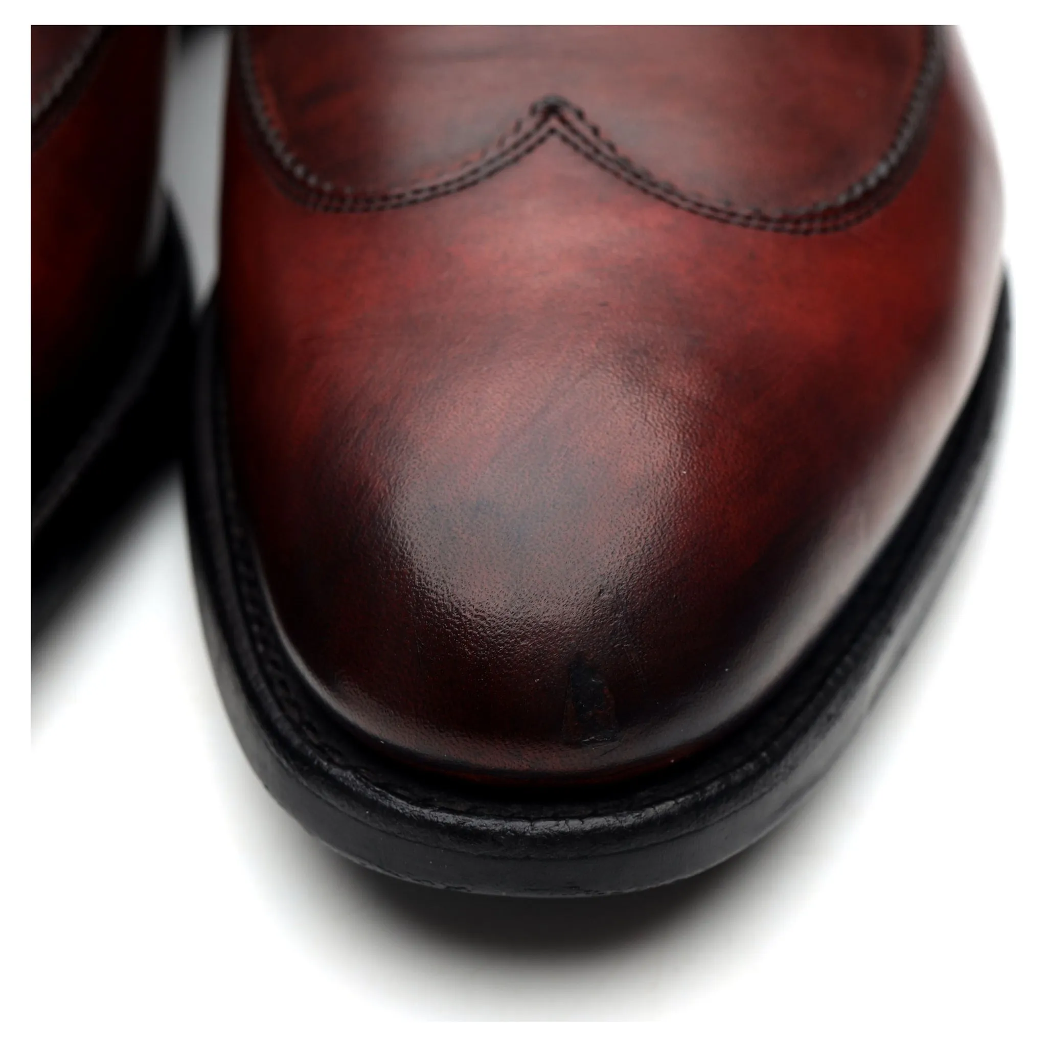 'Robertsbridge' Burgundy Leather Derby UK 7 E