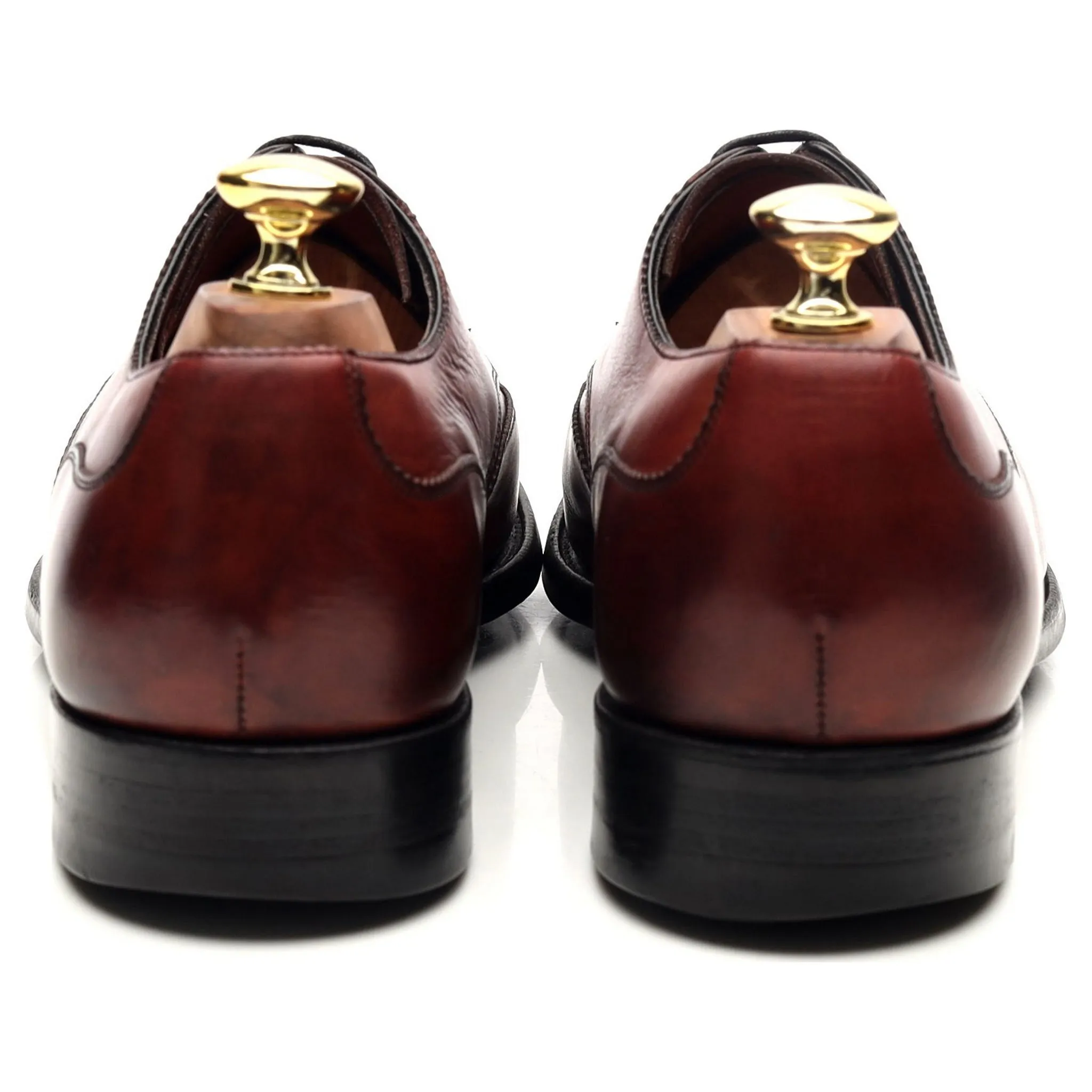 'Robertsbridge' Burgundy Leather Derby UK 7 E