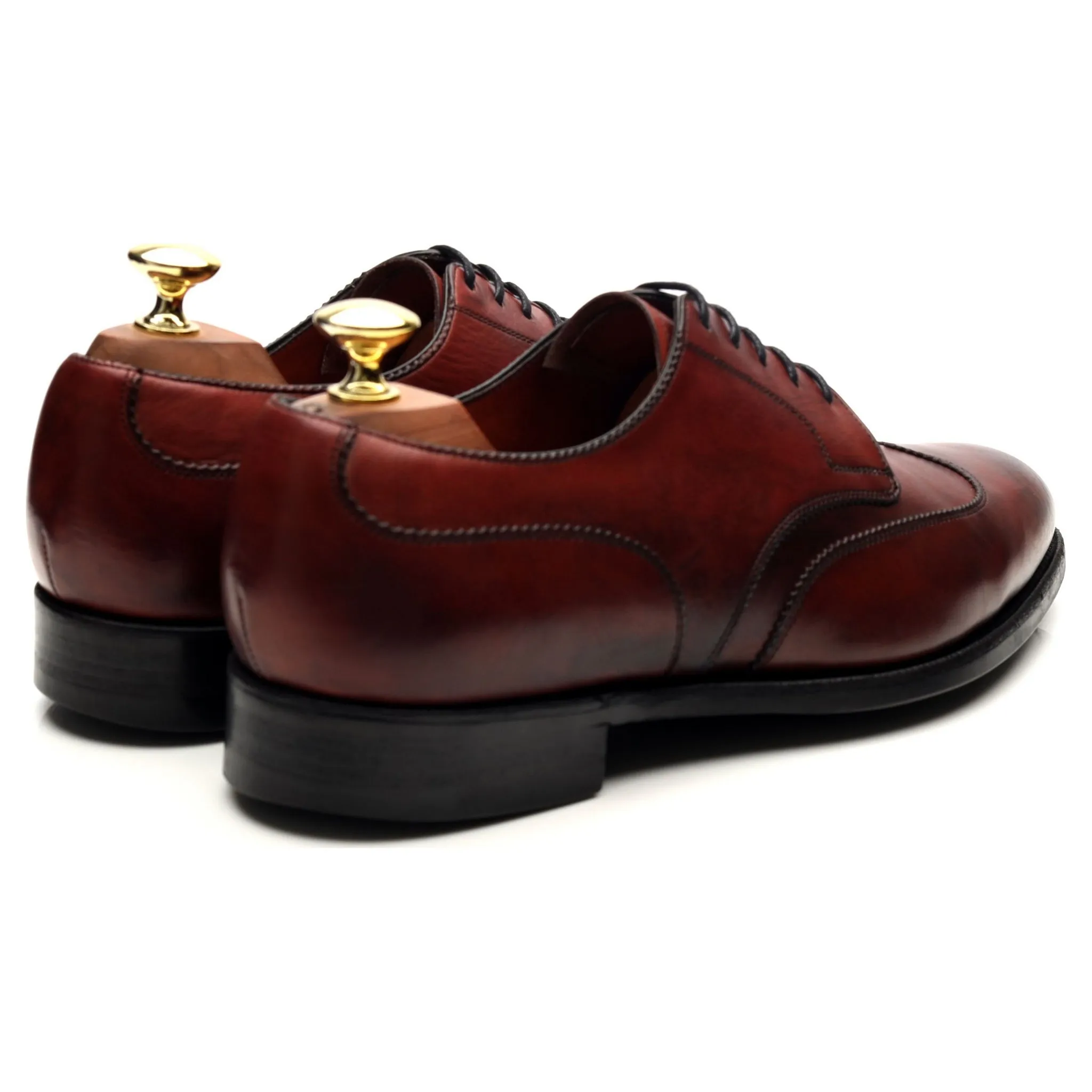 'Robertsbridge' Burgundy Leather Derby UK 7 E